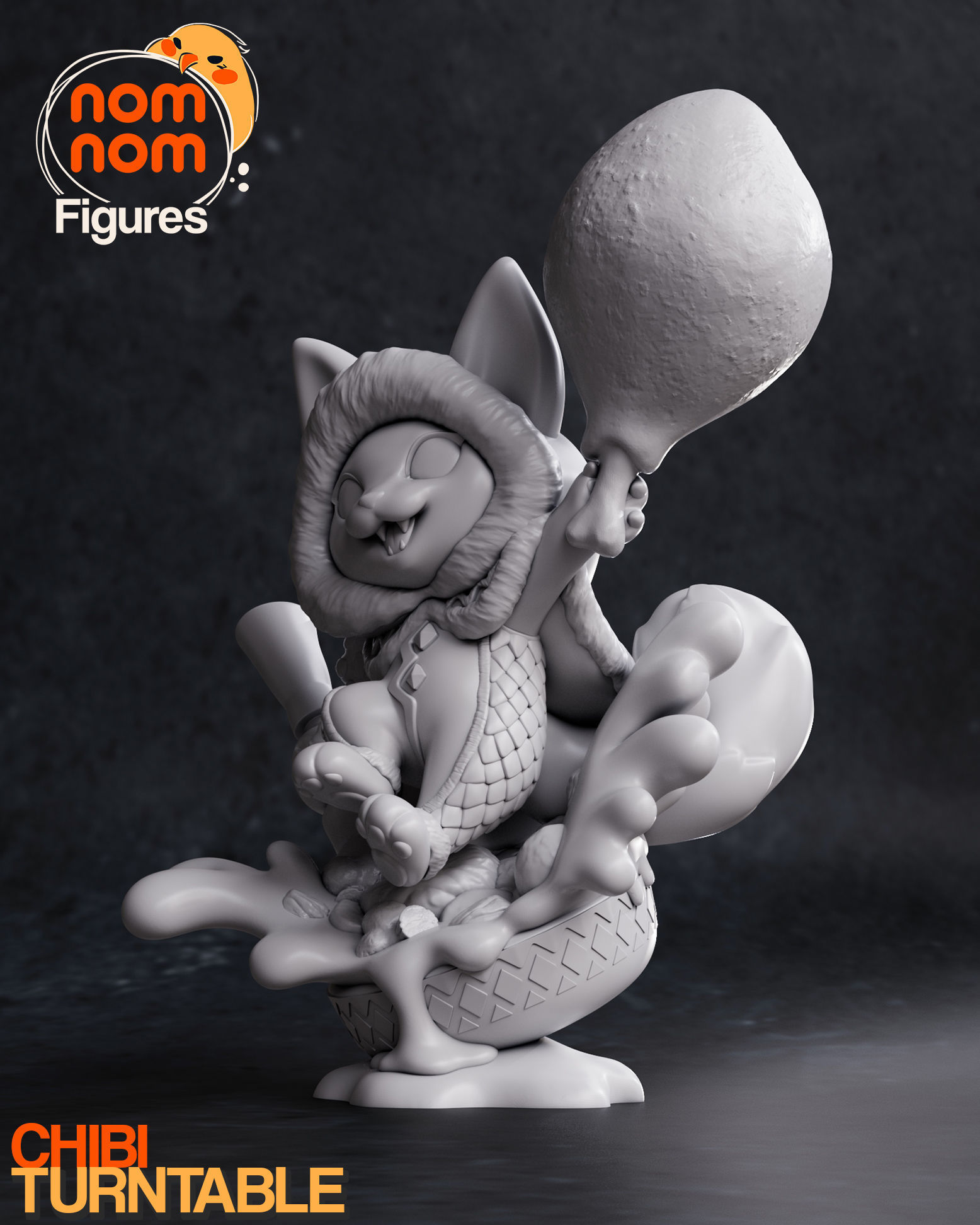 Chibi Palico - Monster Hunter 3D print model_5