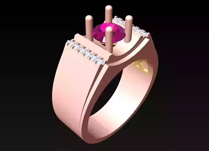 Diamond Rings - Mens Ring - N186