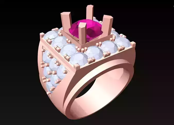 Diamond Rings - Mens Ring - N3137