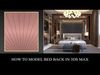 Double bed 3D model_2