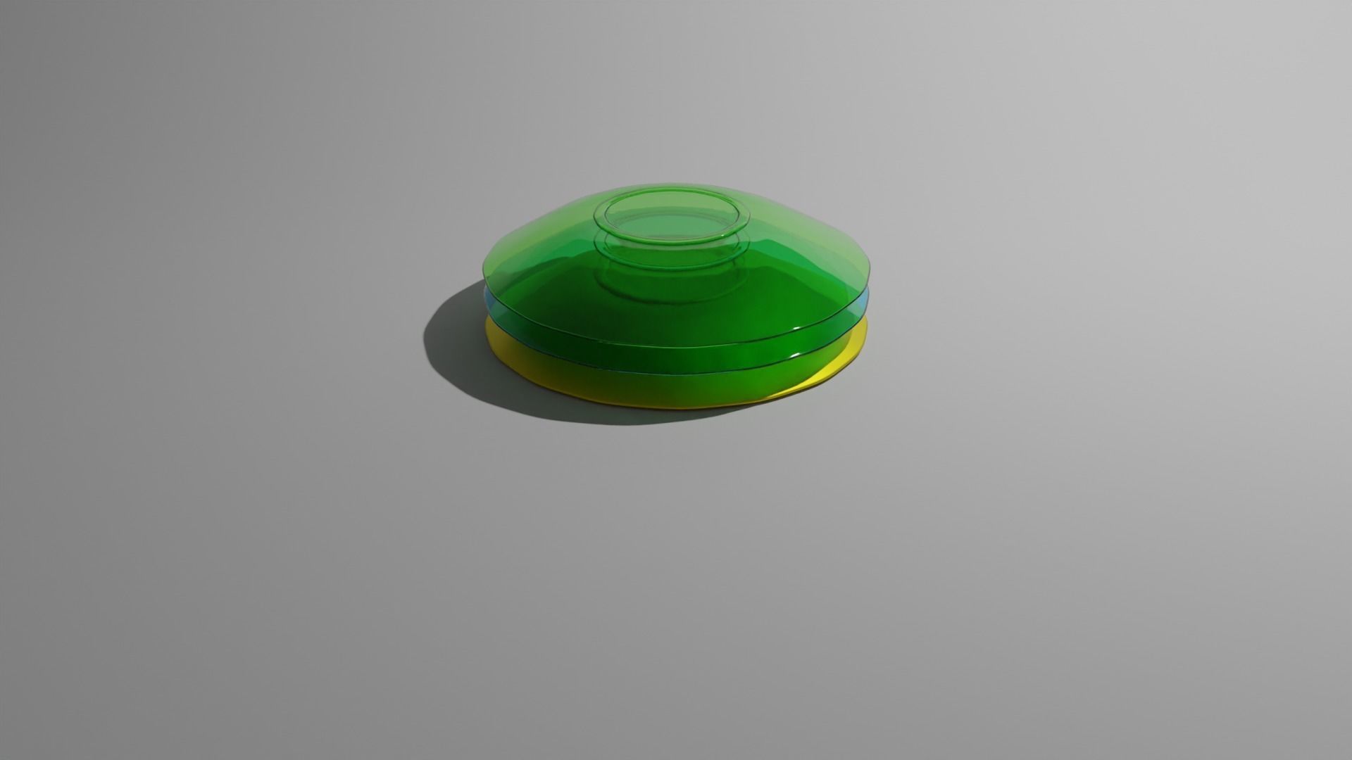 plate Low-poly 3D model_1