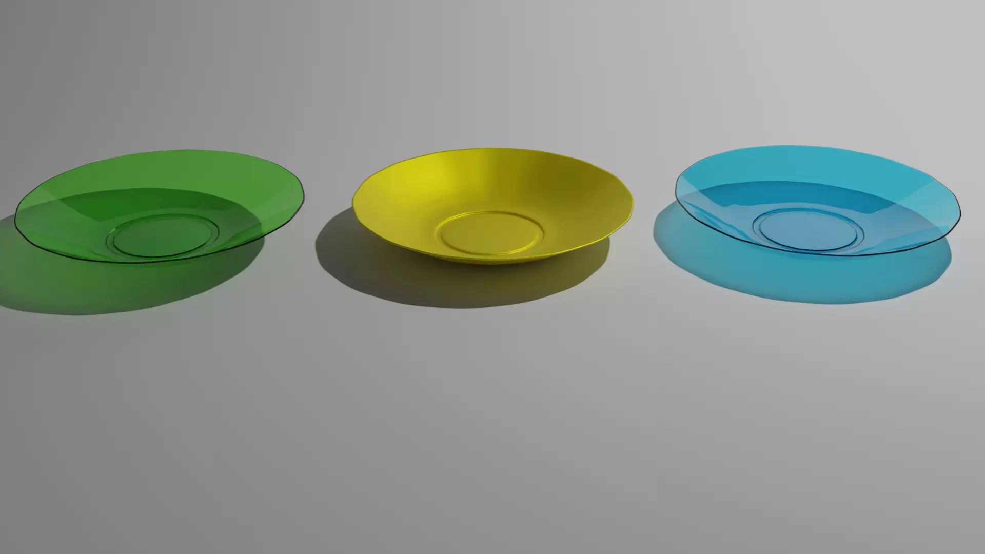 plate Low-poly 3D model_0