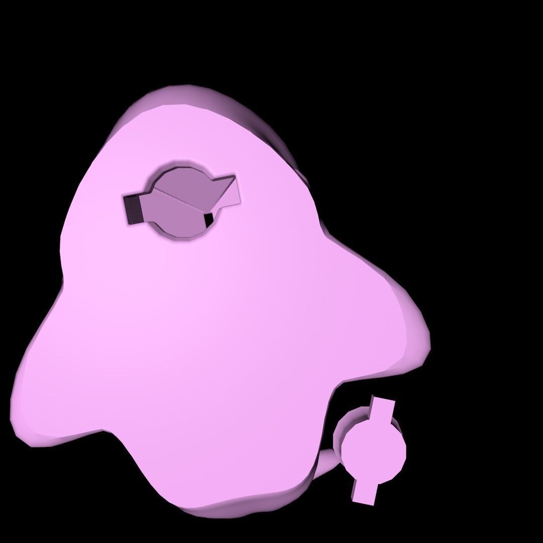 Whale Piggy Bank 3D print model_4