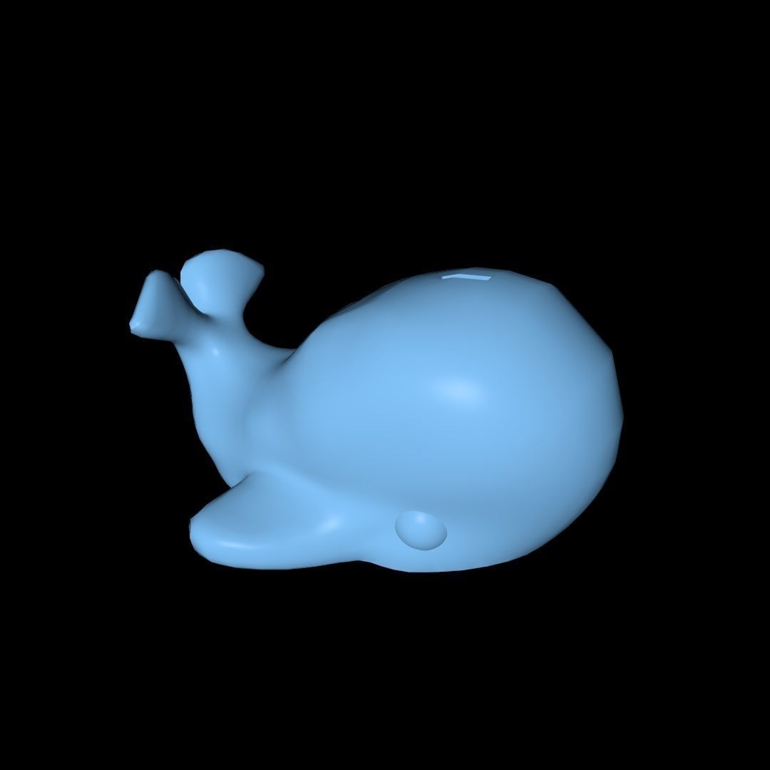 Whale Piggy Bank 3D print model_2