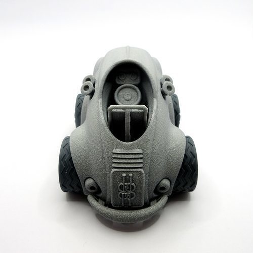 3D Printable - Cute 50s Vintage Car - Supportless 3D print model 3