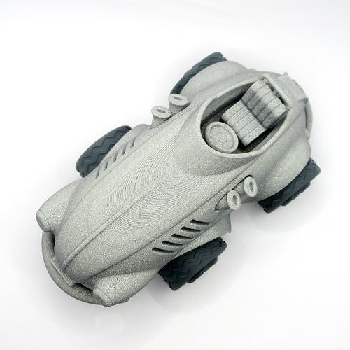 3D Printable - Cute 50s Vintage Car - Supportless 3D print model