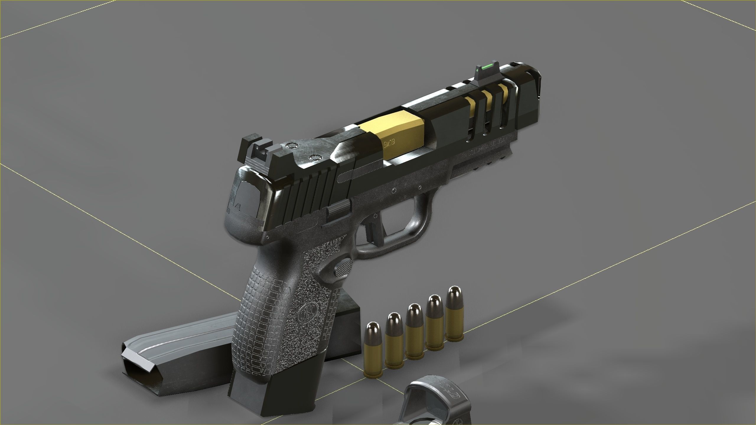 FN 509CC Edge Low-poly 3D model_18
