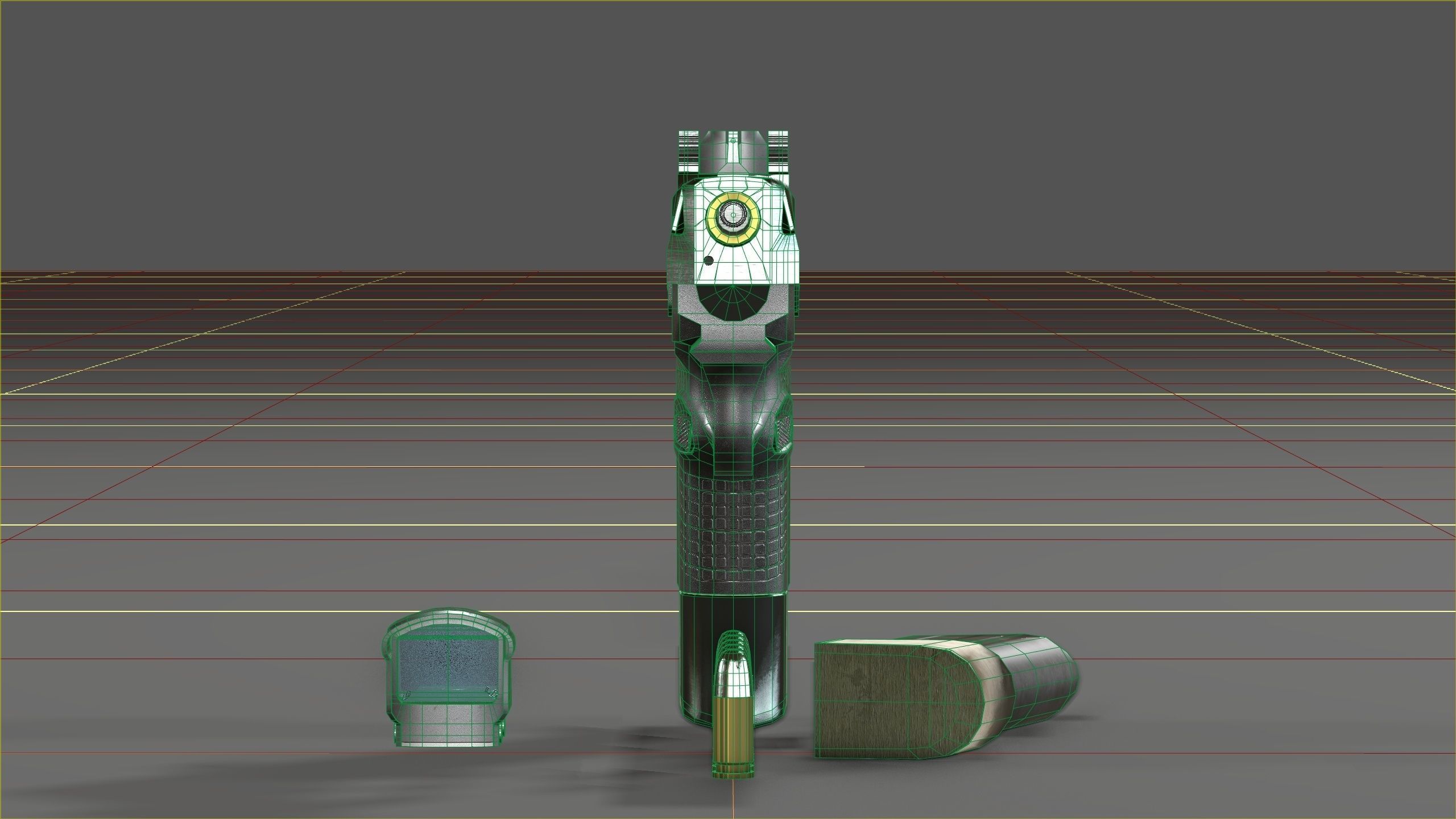 FN 509CC Edge Low-poly 3D model_25