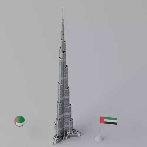 Burj Khalifa Dubai Tower 1