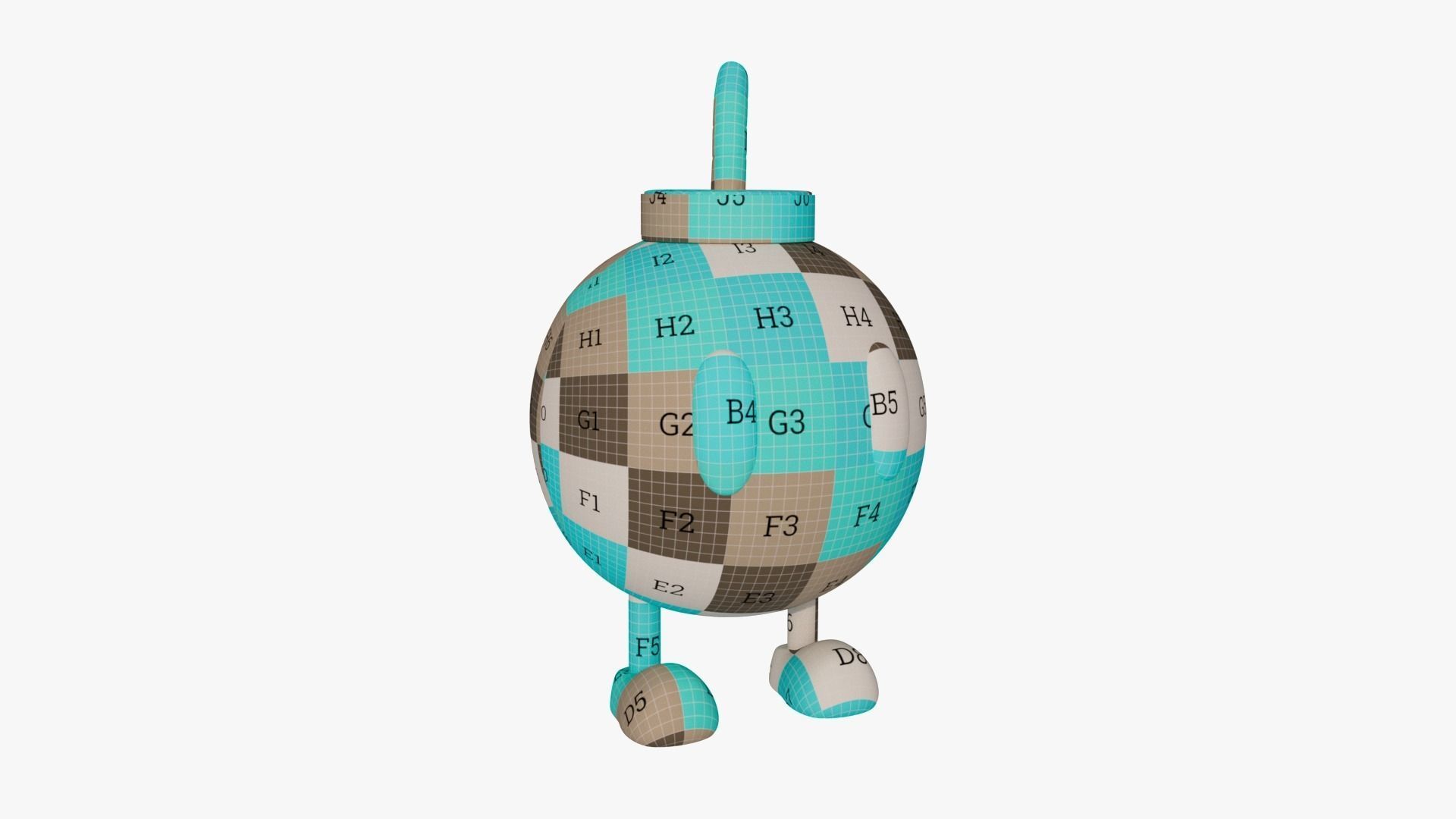 Bob Omb - Mario 3D model_3