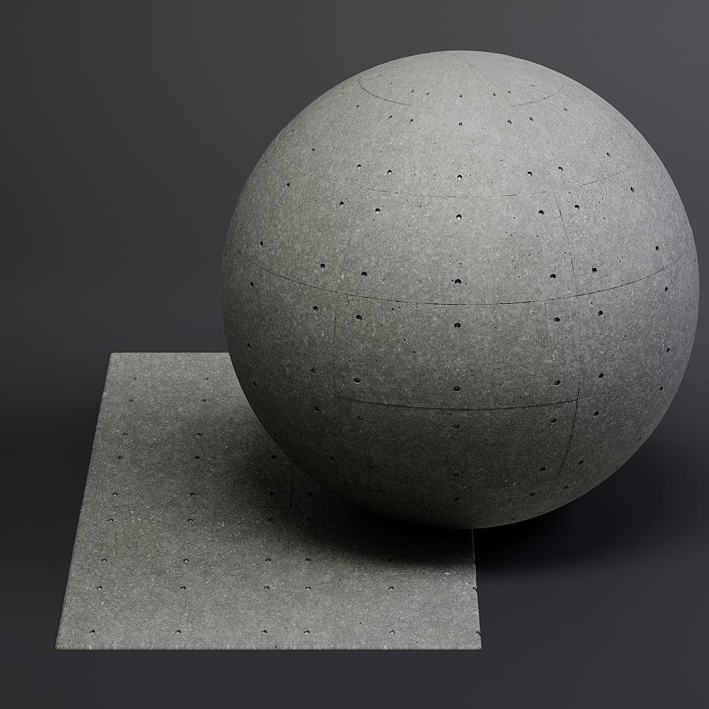 Concrete vol09 Structured 8K Seamless PBR Materials Texture_15
