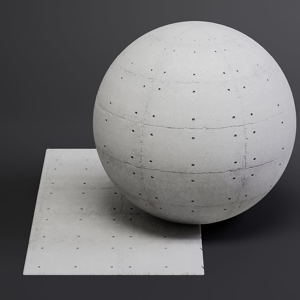 Concrete vol09 Structured 8K Seamless PBR Materials Texture_53