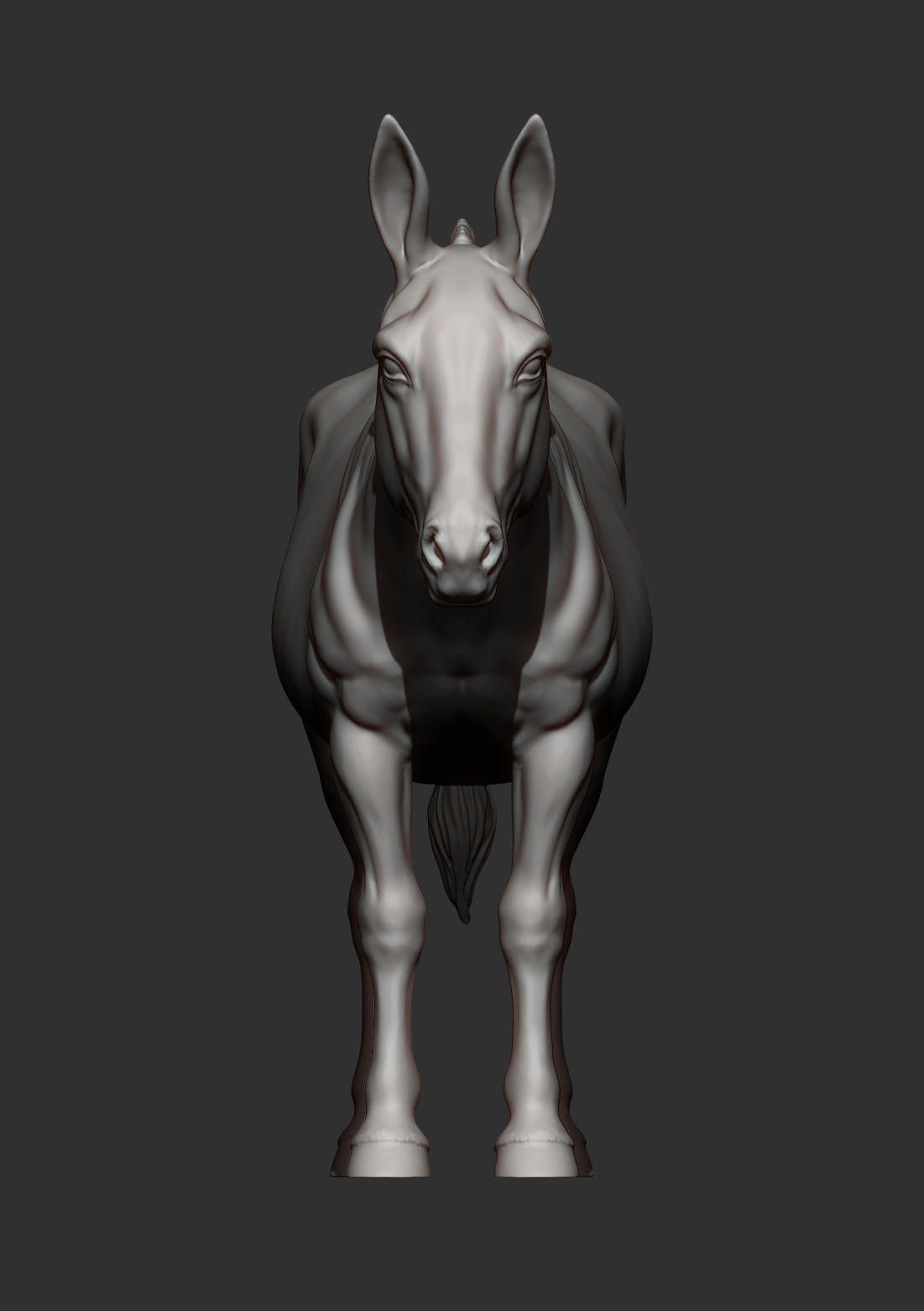 Donkey  3D print model_6