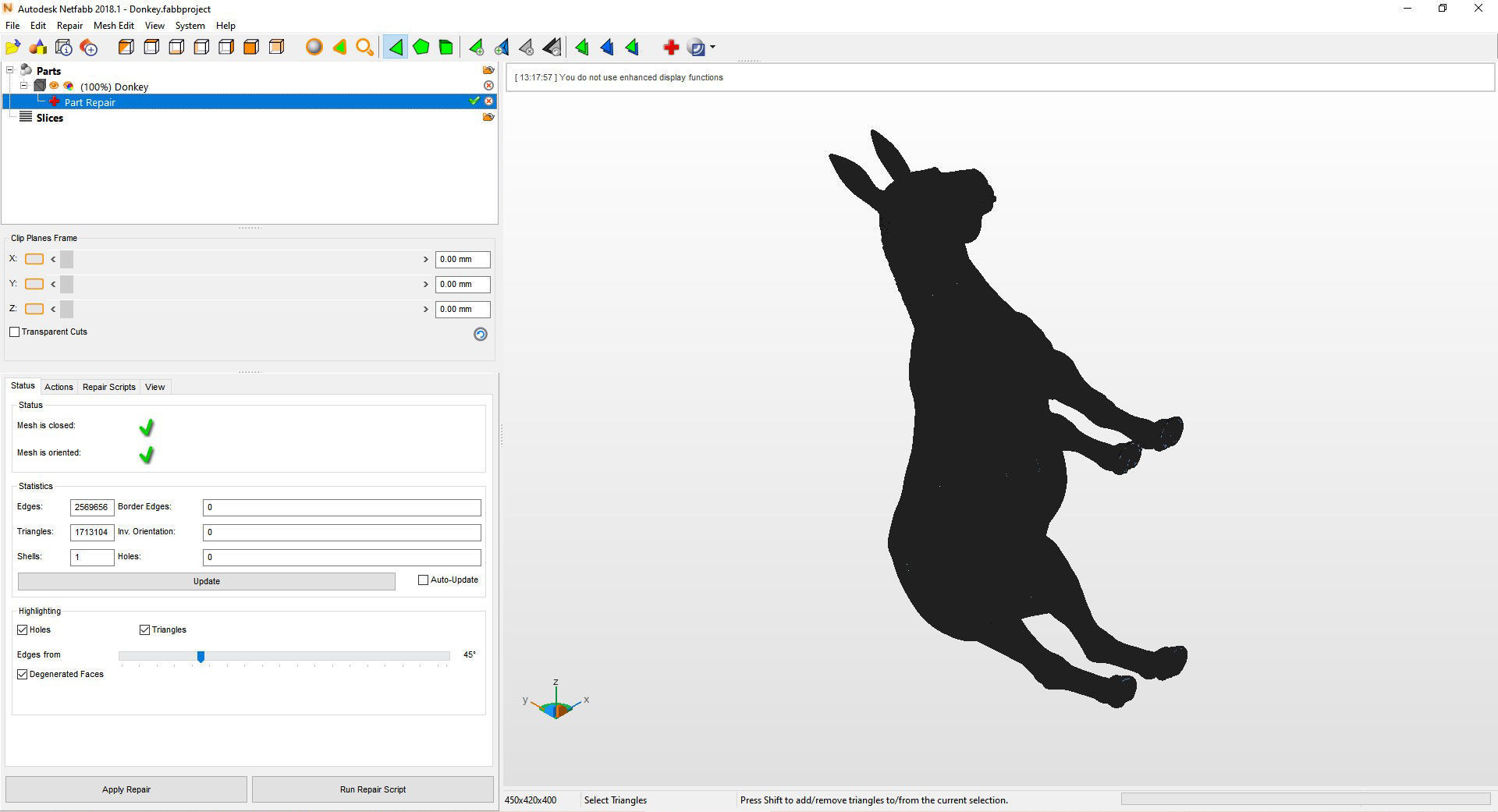 Donkey  3D print model_12