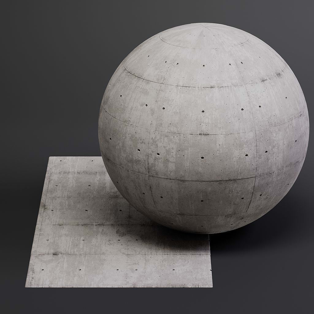 Concrete vol10 Structured 8K Seamless PBR Materials  Texture_5