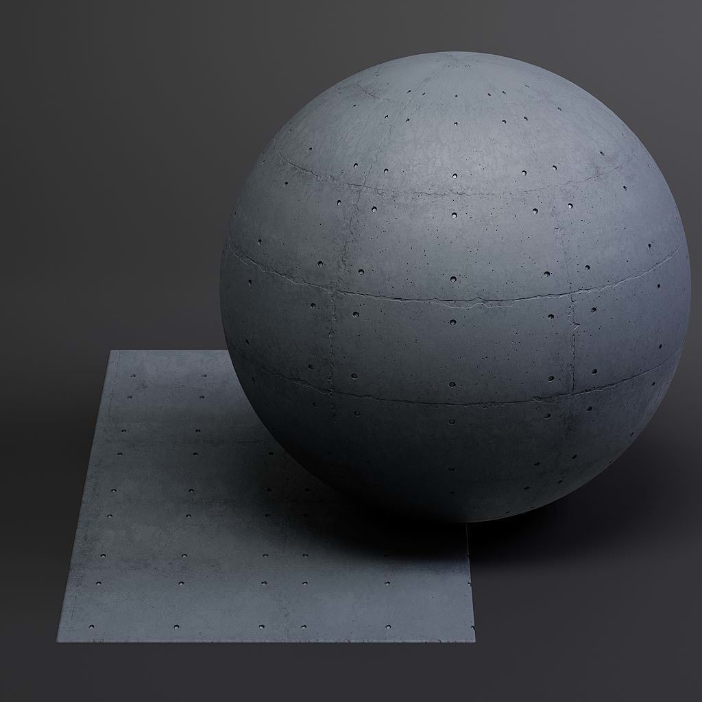 Concrete vol10 Structured 8K Seamless PBR Materials  Texture_33