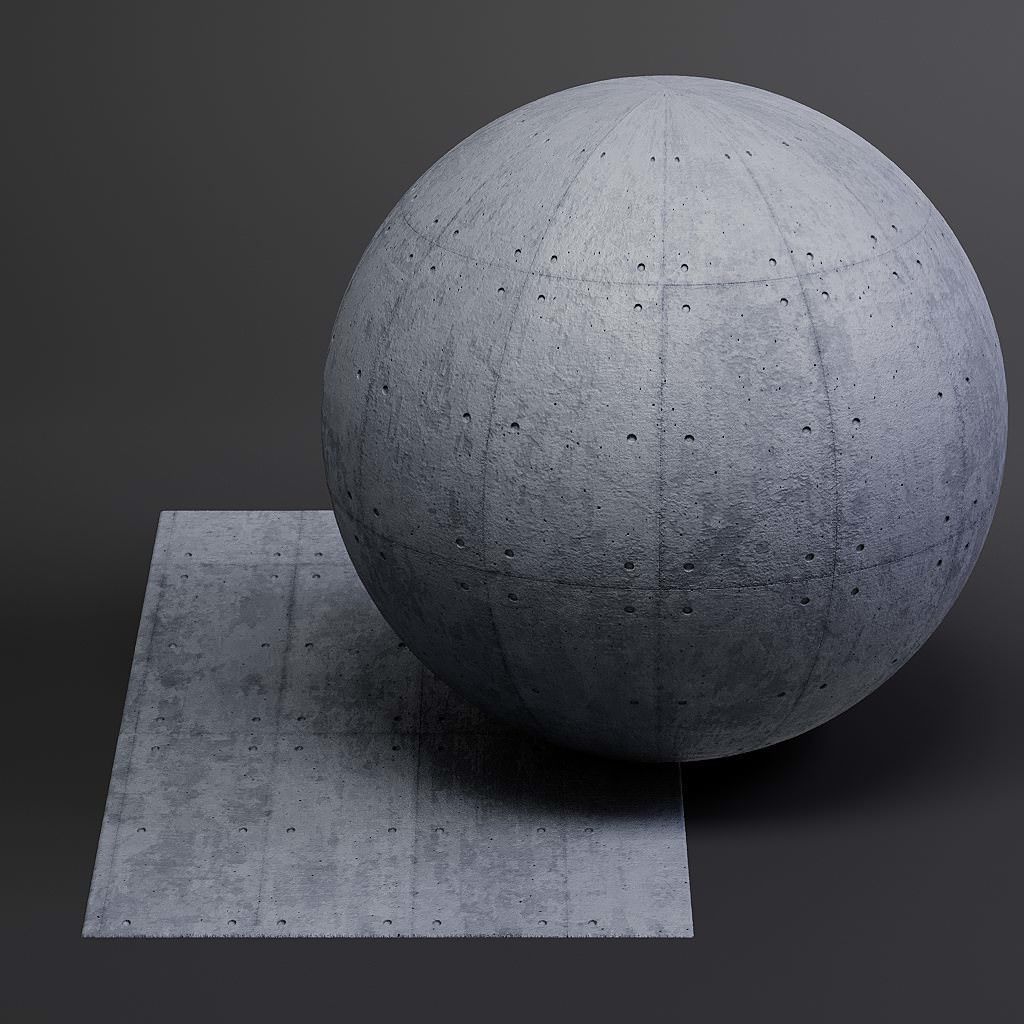 Concrete vol10 Structured 8K Seamless PBR Materials  Texture_57