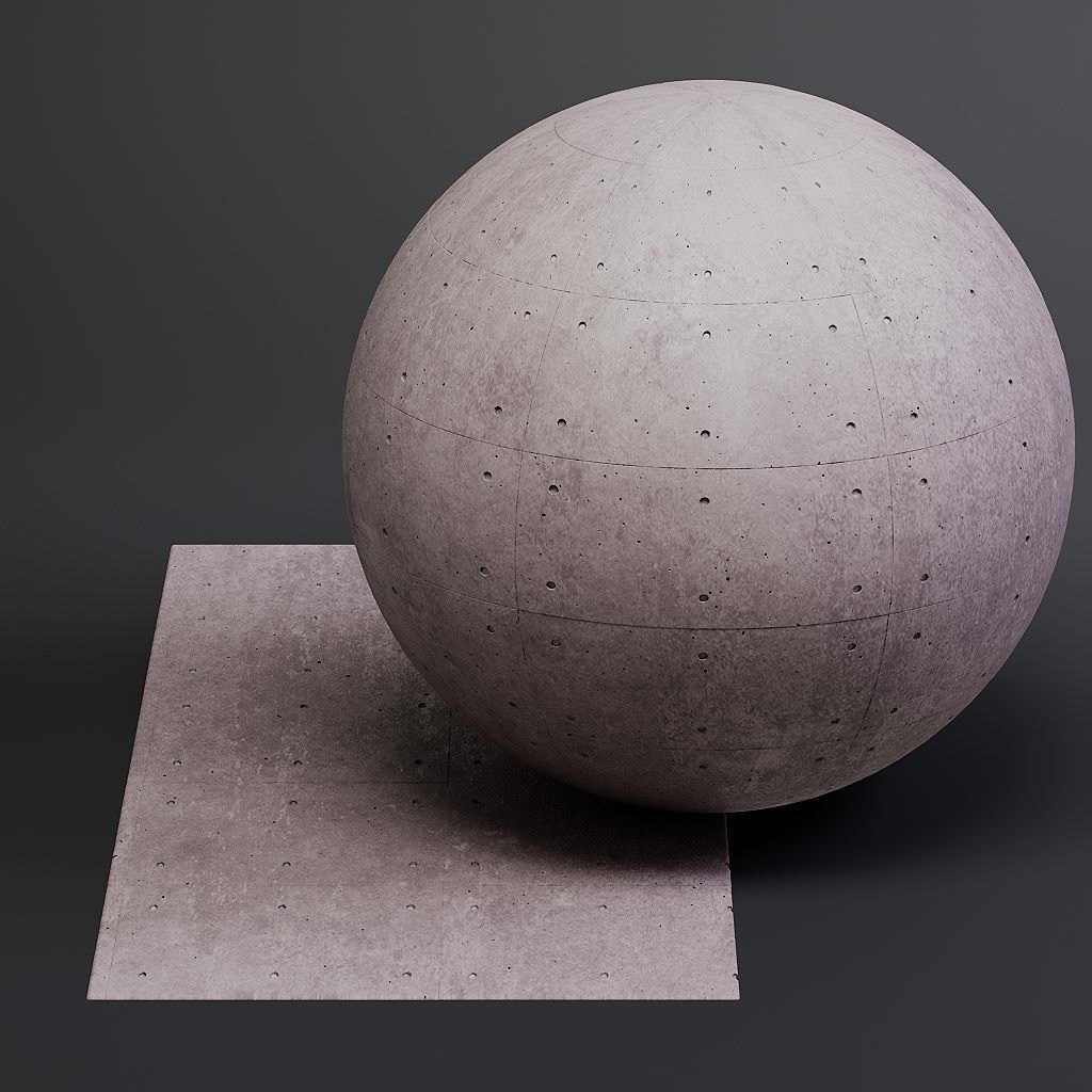 Concrete vol10 Structured 8K Seamless PBR Materials  Texture_9