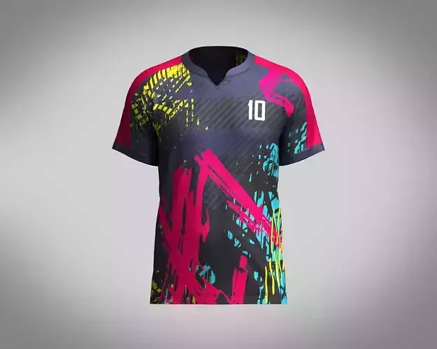Mens Soccer Multi color Jersey Player-10
