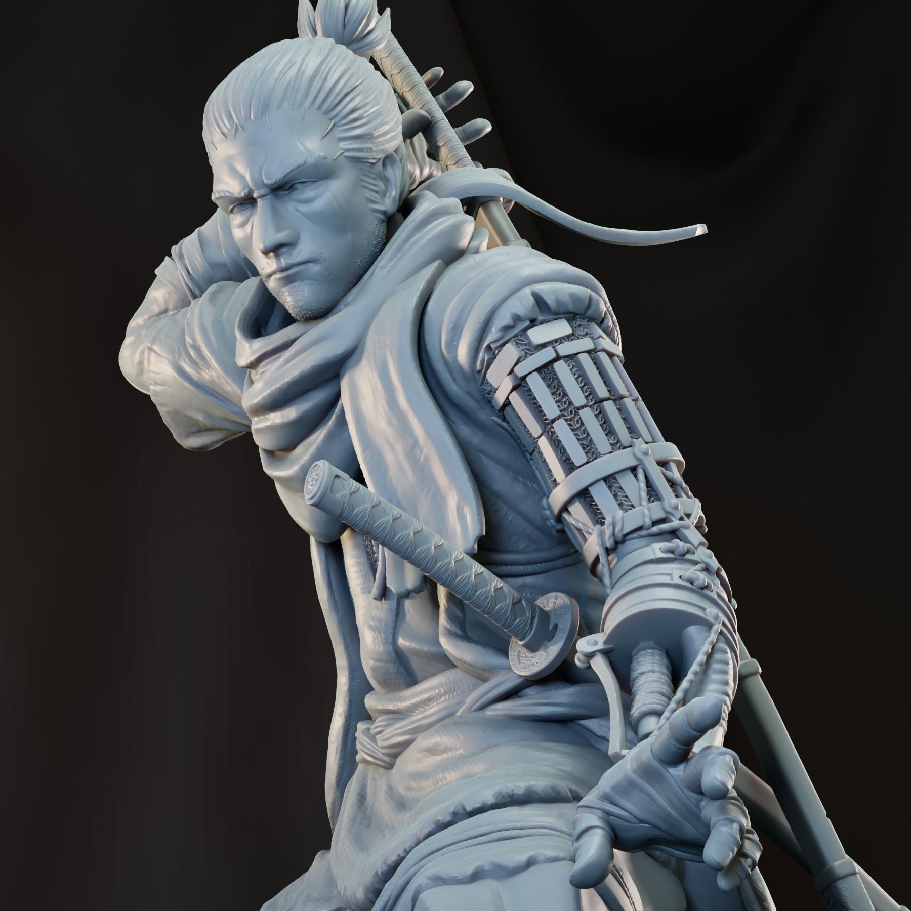 Sekiro 3D print model_5
