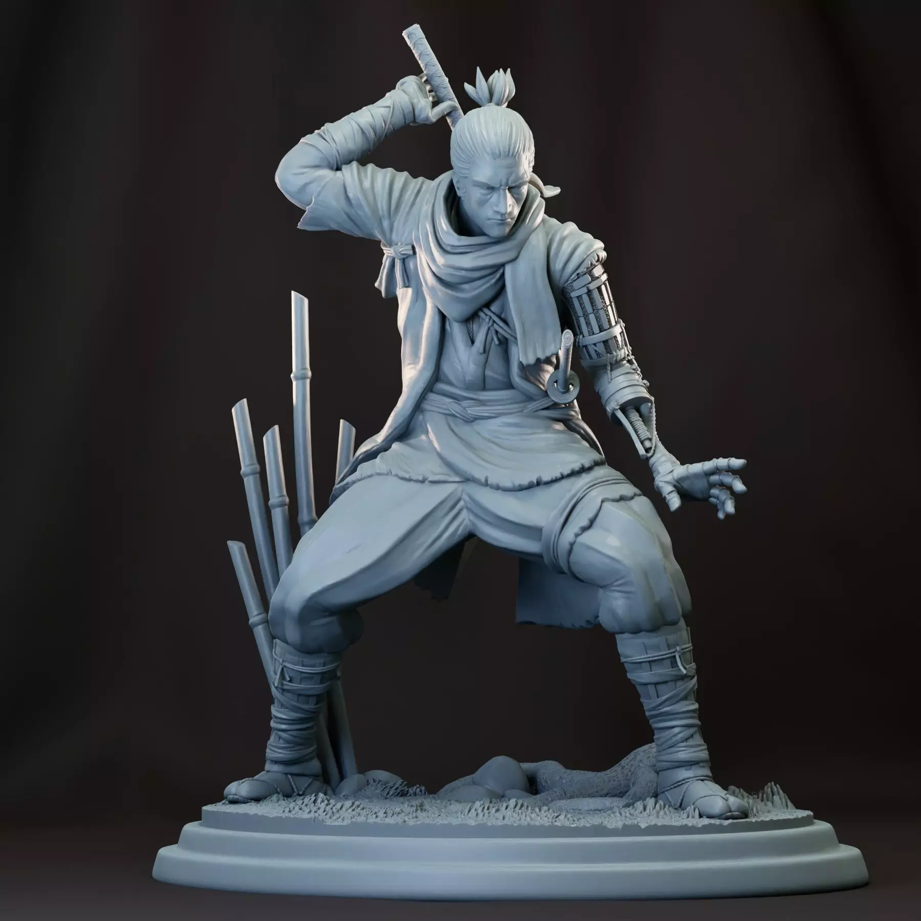 Sekiro 3D print model_0
