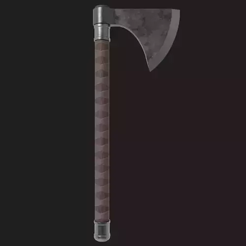 Game ready medieval axe 1