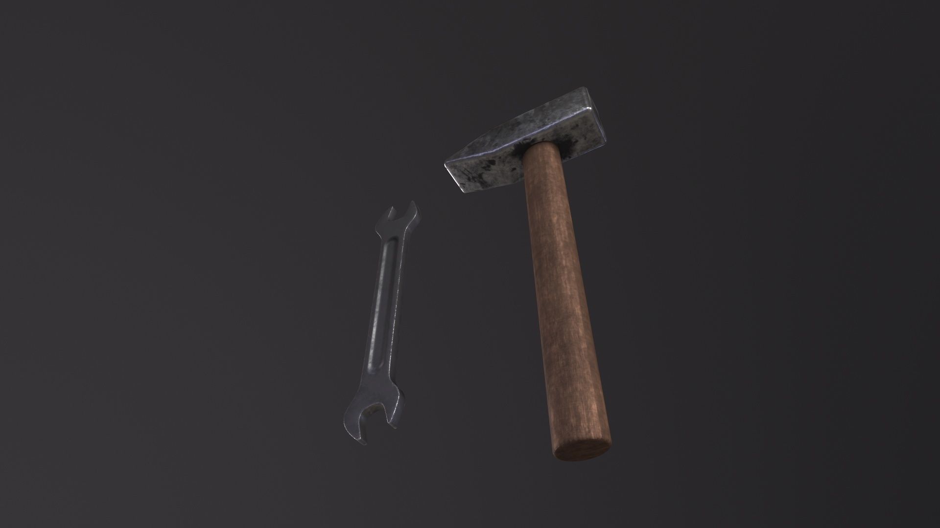 Industrial tools 3D Model Low-poly 3D model_3
