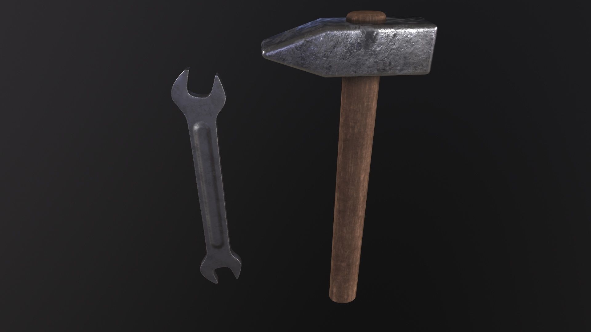 Industrial tools 3D Model Low-poly 3D model_2
