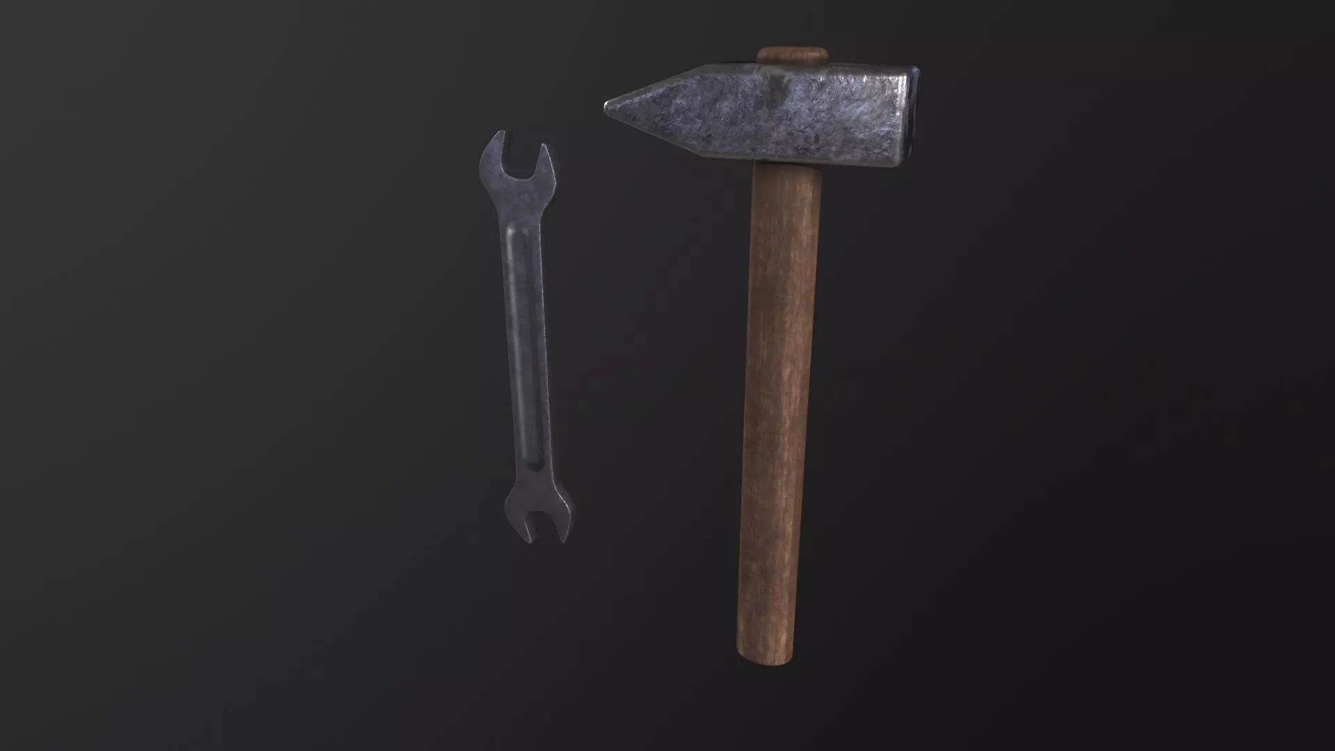 Industrial tools 3D Model Low-poly 3D model_0