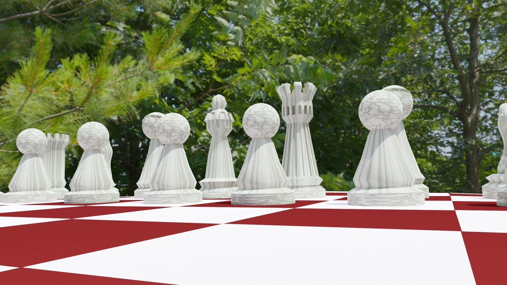 Chess set Free 3D print model_2