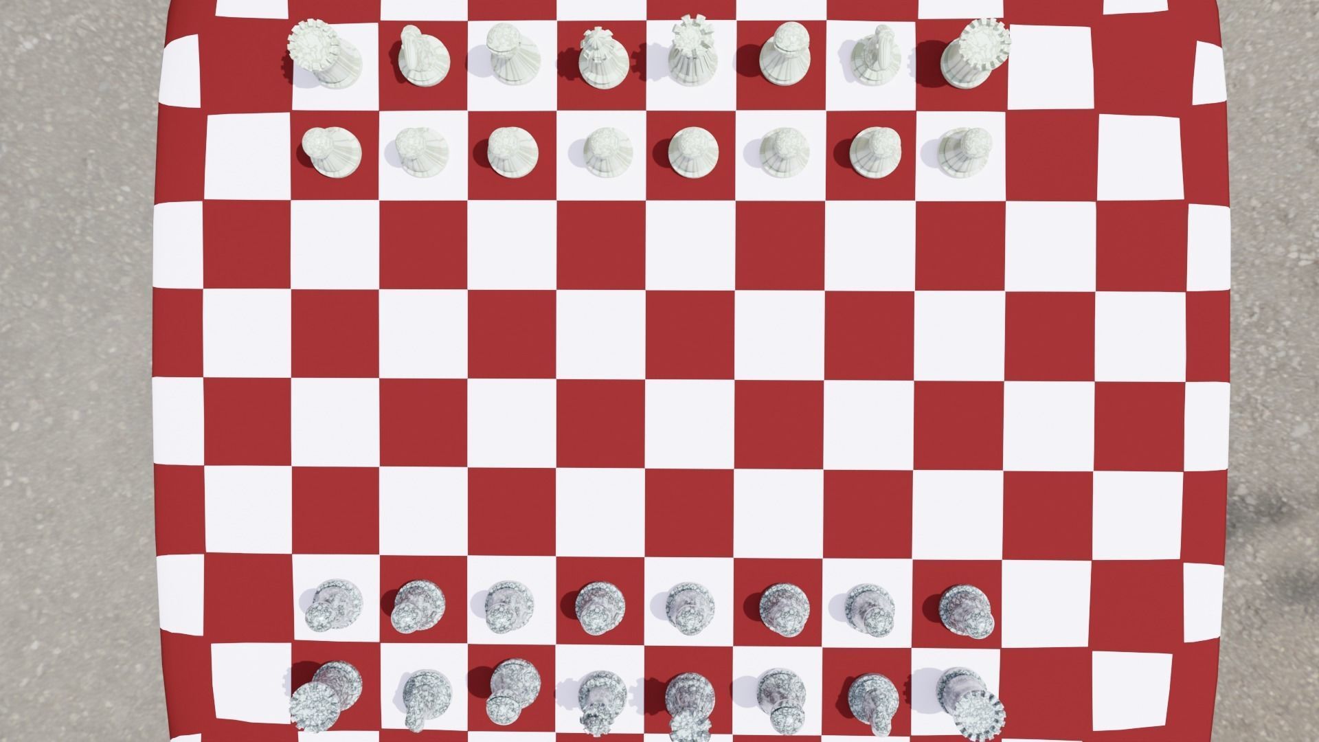 Chess set Free 3D print model_3