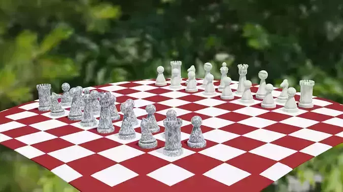 Chess set Free 3D print model