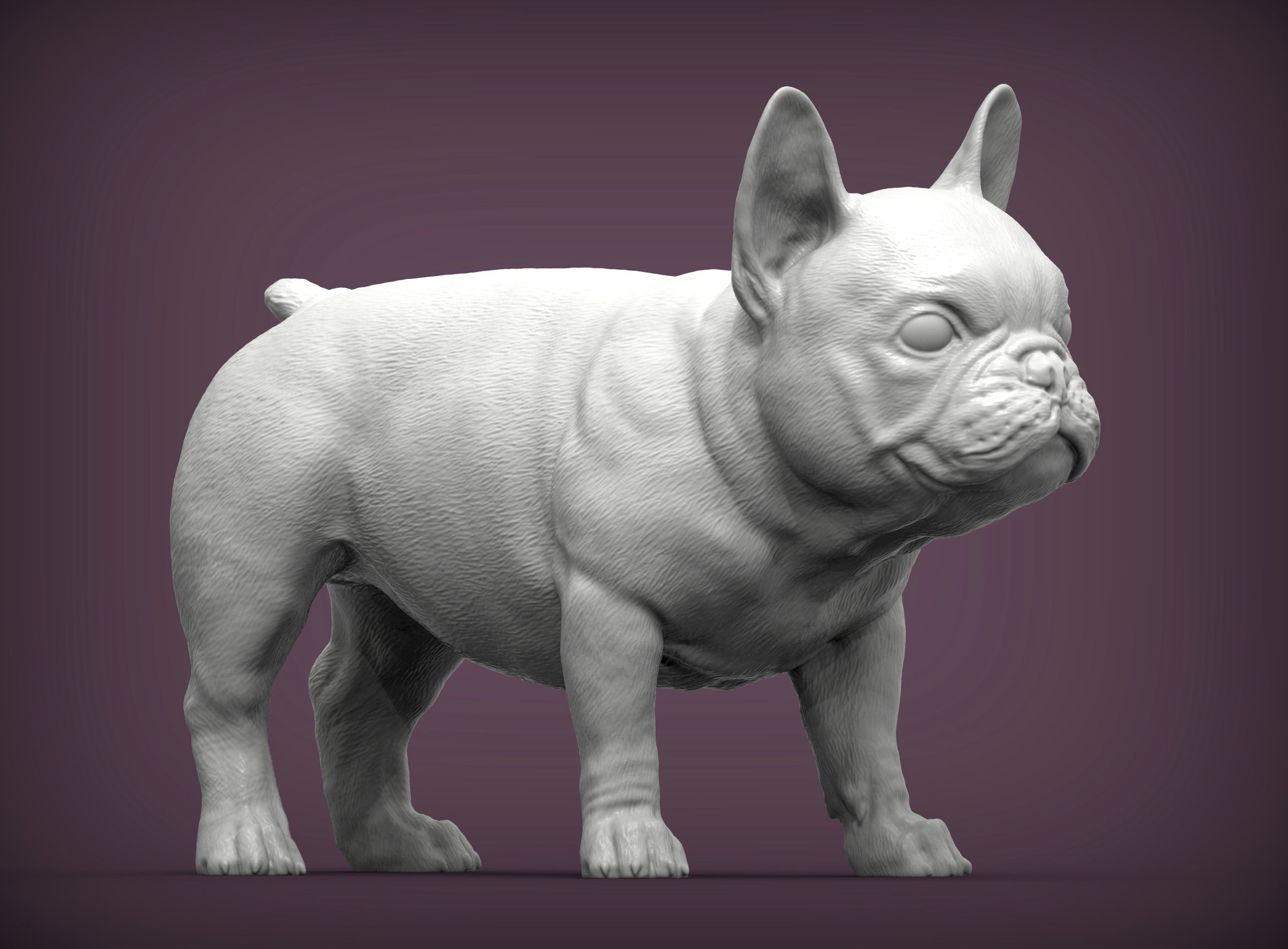 french bulldog puppy 3D print model_4