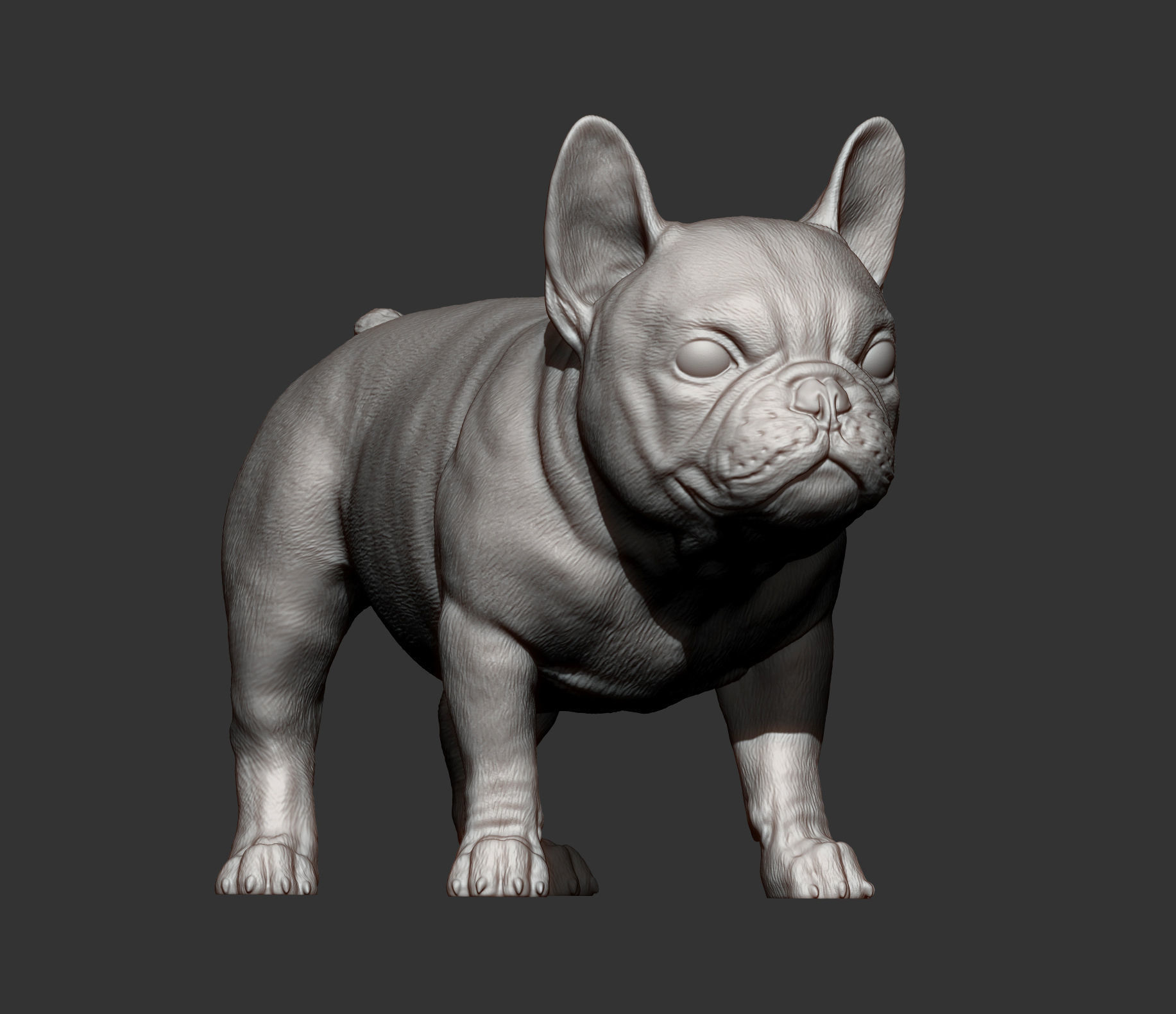 french bulldog puppy 3D print model_11