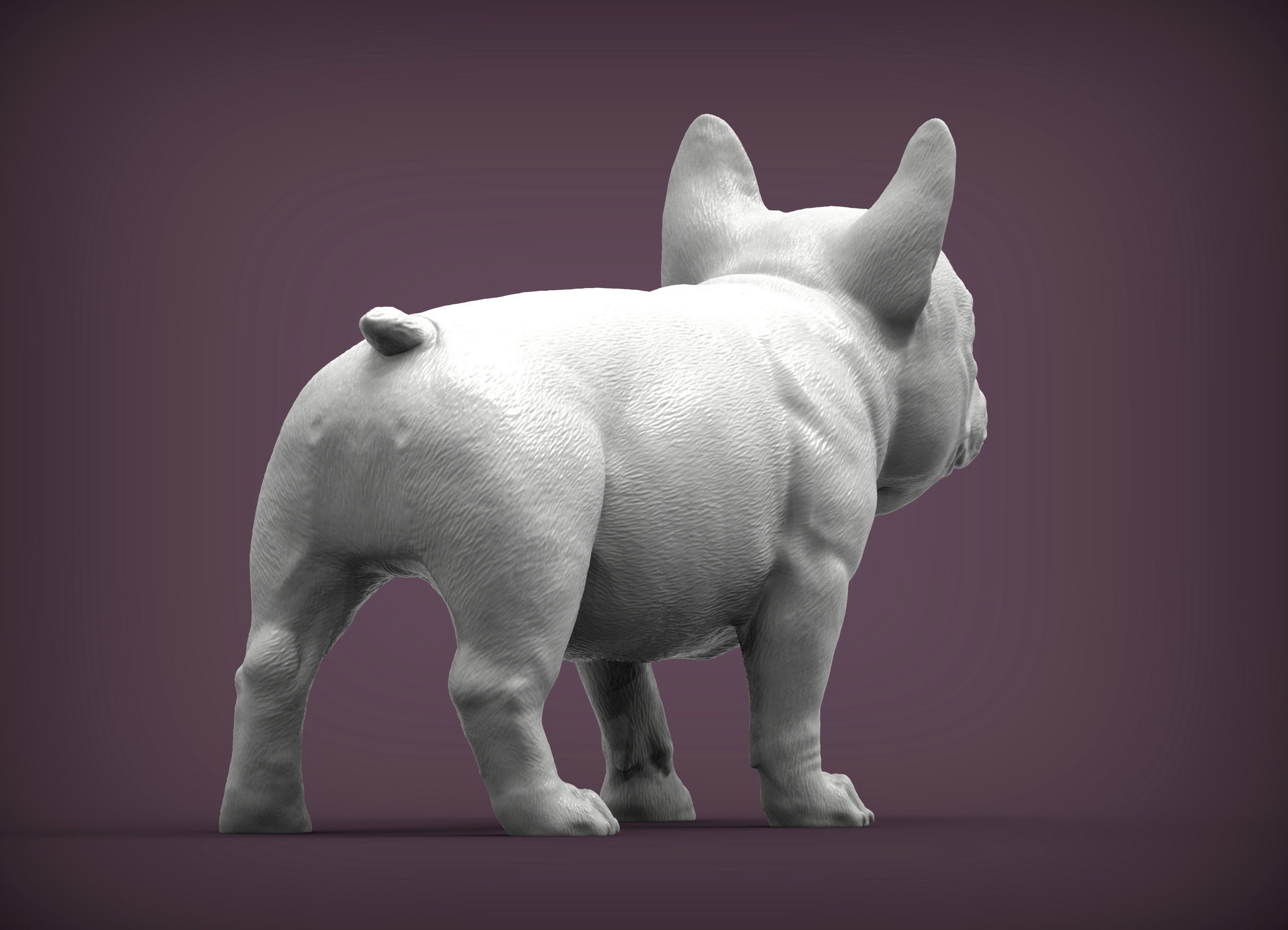 french bulldog puppy 3D print model_7
