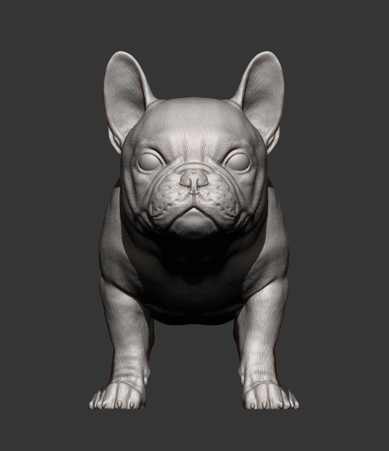 french bulldog puppy 3D print model_14
