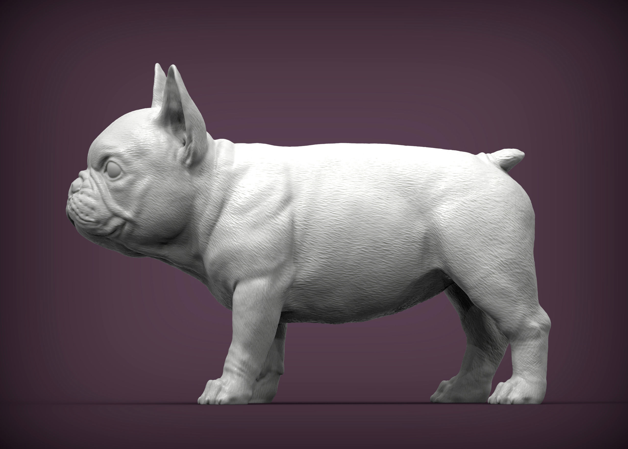 french bulldog puppy 3D print model_5