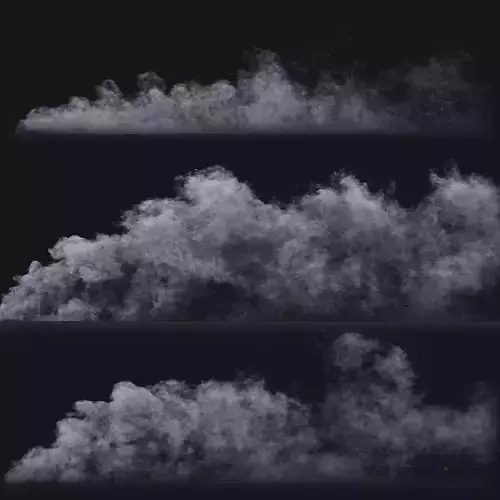 3D Smoke Animations High Resolution Pack 3D model
