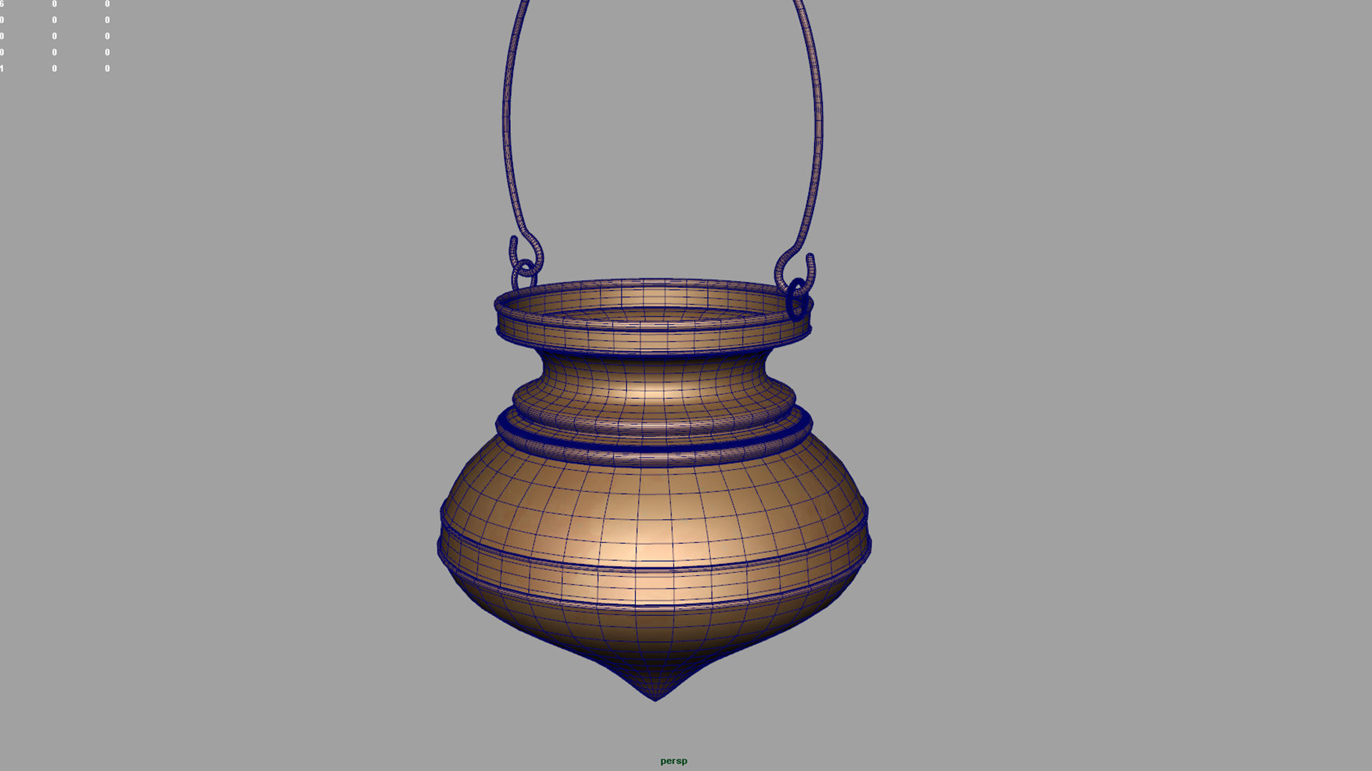 temple pot 3D model_3