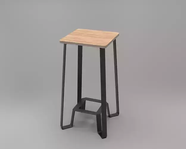 Plywood Bar Stool Minimal