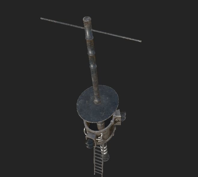 TrafficLight Low-poly 3D model_3