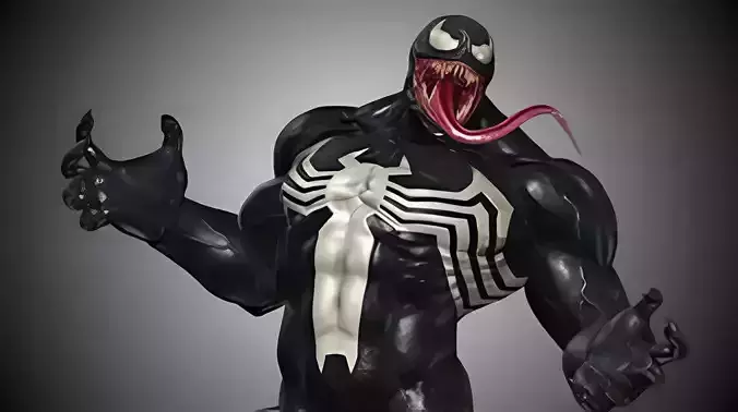 Venom 3D Model Rigged 2023 3D model
