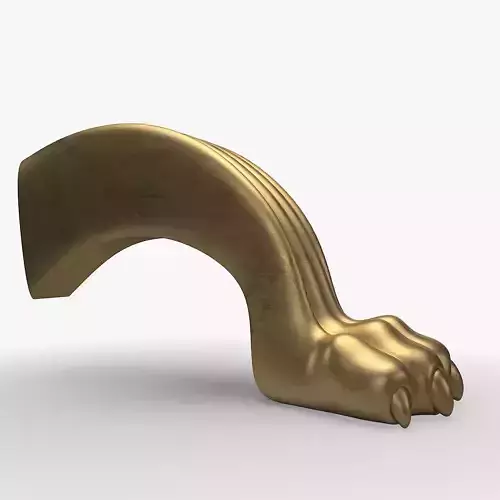Lion Leg for Round Table CNC Carving Milling model