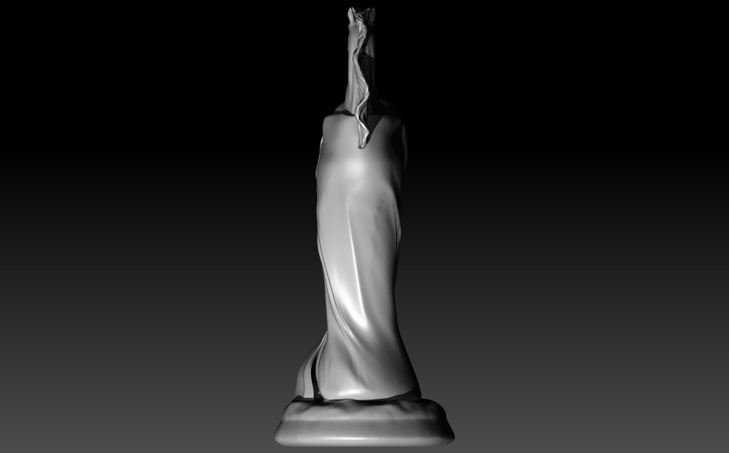 Chess figures Horse 3D print model 3D print model_6