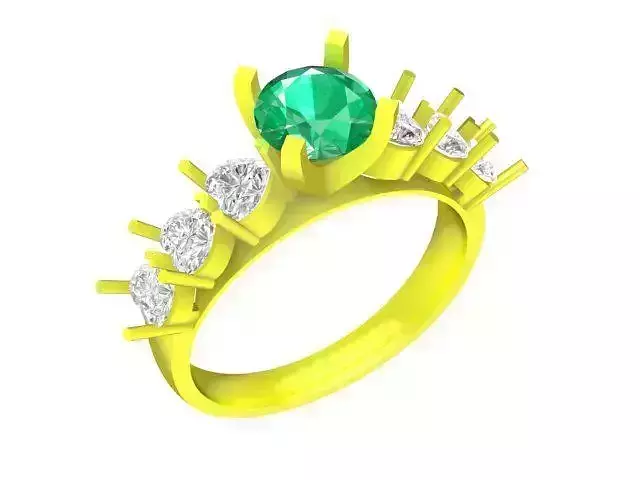 simple diamond women ring 4804