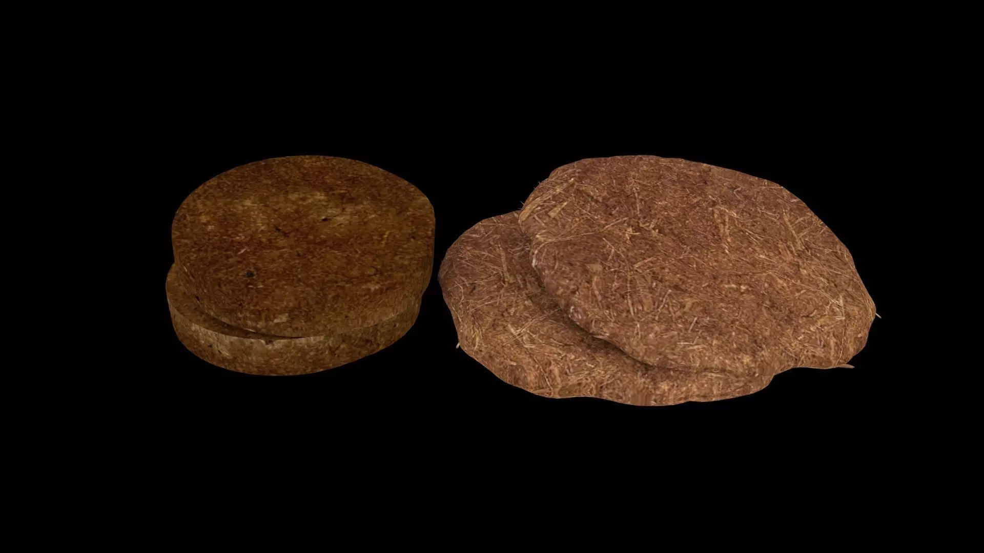 cow dung 3D model_0