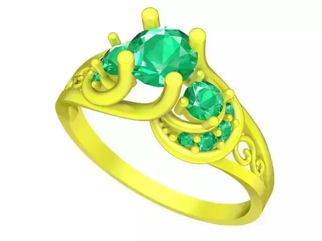 luxury hongkong diamond women ring 4815