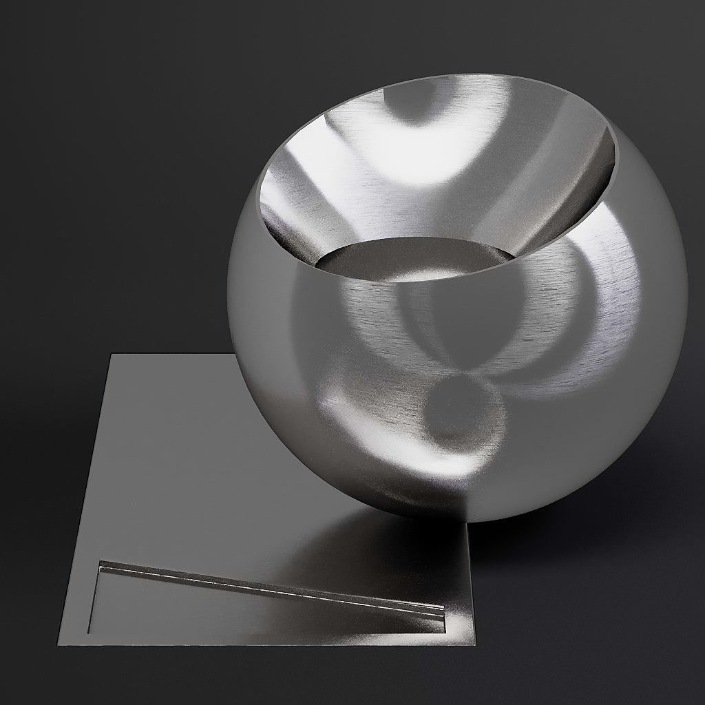 Metal vol01 Brushed  8K Seamless PBR Materials  Texture_4
