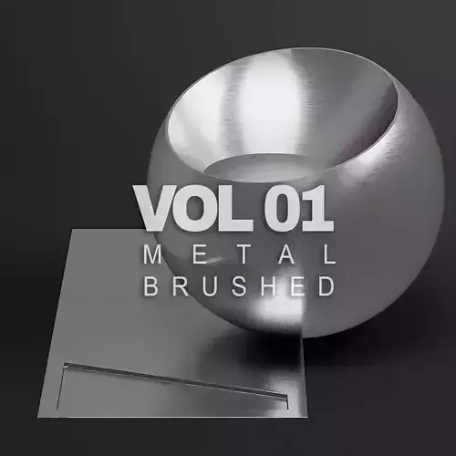 Metal vol01 Brushed  8K Seamless PBR Materials  Texture