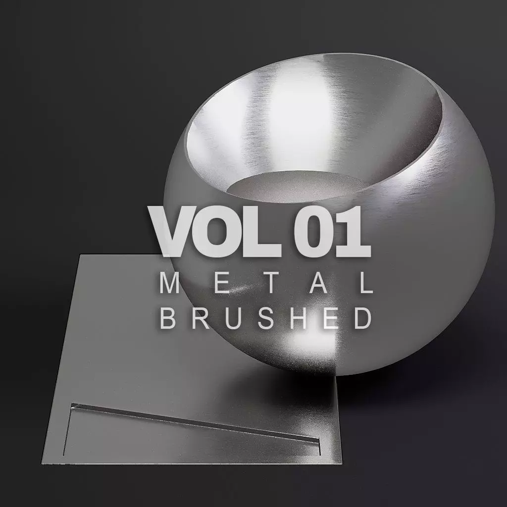 Metal vol01 Brushed  8K Seamless PBR Materials  Texture_0